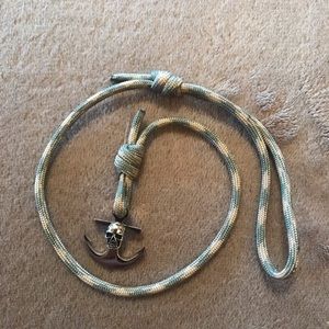SEGAL MEN ROPE ANCHOR BRACELET